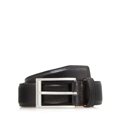 J by Jasper Conran Designer black smart leather belt